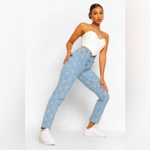 Nasty gal nwot star high wasted mom jeans